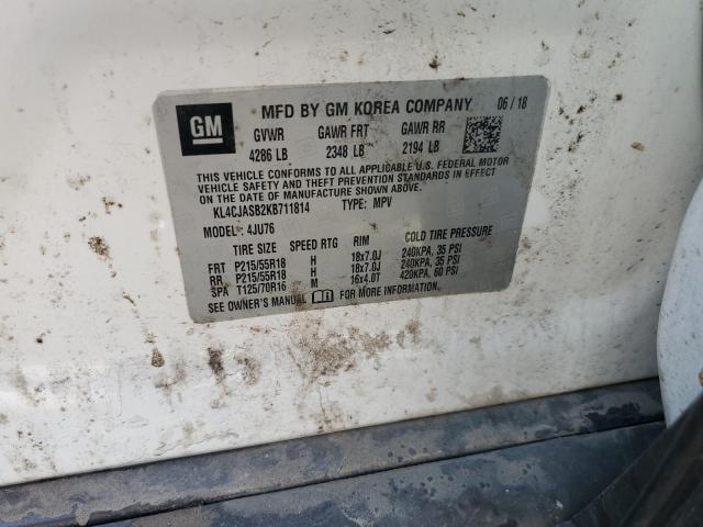 KL4CJASB2KB711814 - 2019 BUICK ENCORE PREFERRED Blanco foto 13