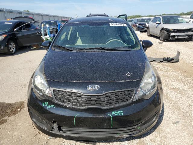 KNADM4A38D6122644 - 2013 KIA RIO LX BLACK photo 5