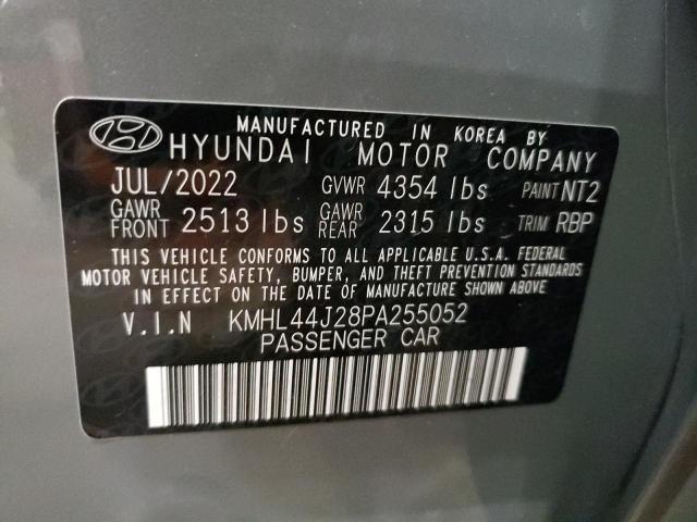 KMHL44J28PA255052 - 2023 HYUNDAI SONATA SEL PLUS GRAY photo 12