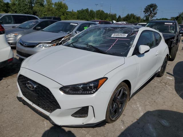 KMHTH6AB4KU008313 - 2019 HYUNDAI VELOSTER TURBO WHITE photo 1