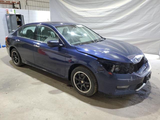 1HGCR3F86FA007606 - 2015 HONDA ACCORD EXL BLUE photo 4