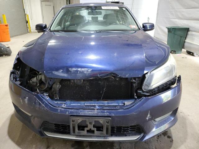 1HGCR3F86FA007606 - 2015 HONDA ACCORD EXL BLUE photo 5