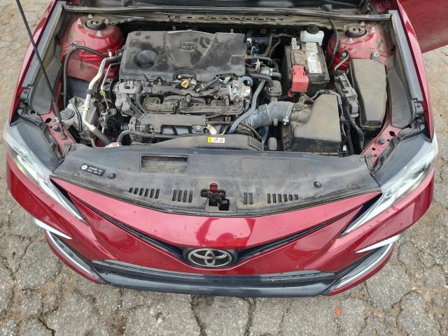 4T1C11AK1MU449813 - 2021 TOYOTA CAMRY LE RED photo 11