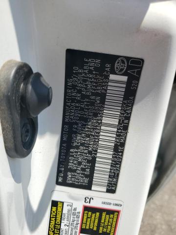 2T1BU4EE8AC495662 - 2010 TOYOTA COROLLA BASE 白色 照片 12