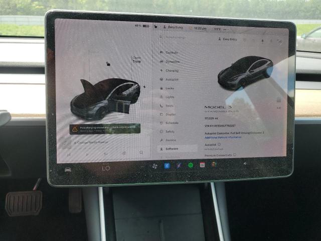 5YJ3E1EA9LF792287 - 2020 TESLA MODEL 3 ნაცრისფერი ფოტო 9
