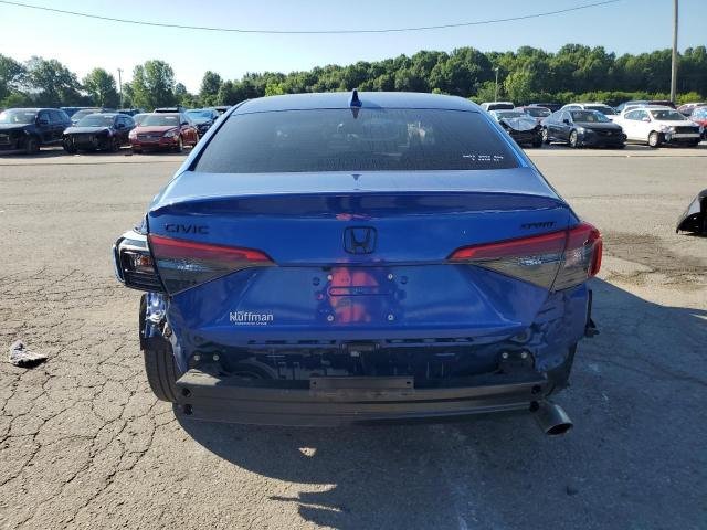 2HGFE2F50NH559143 - 2022 HONDA CIVIC SPORT BLUE photo 6