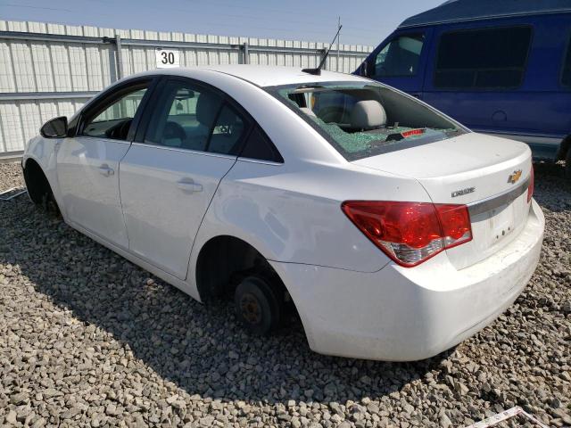 1G1PF5SC7C7376961 - 2012 CHEVROLET CRUZE LT WHITE photo 2