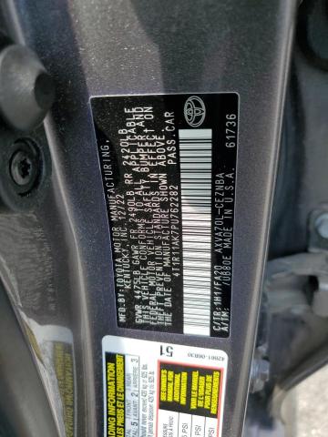 4T1R11AK7PU762282 - 2023 TOYOTA CAMRY LE GRAY photo 12