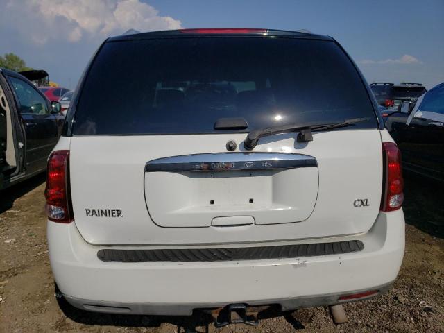 5GADT13S072263536 - 2007 BUICK RAINIER CXL WHITE photo 6