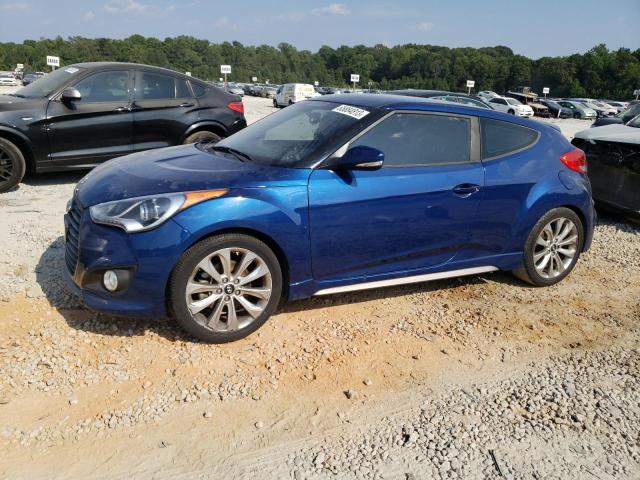 KMHTC6AE6GU291653 - 2016 HYUNDAI VELOSTER TURBO BLUE photo 1