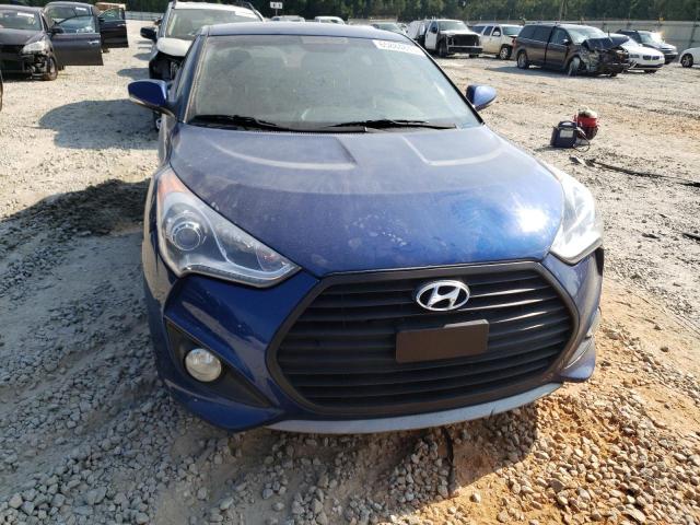 KMHTC6AE6GU291653 - 2016 HYUNDAI VELOSTER TURBO BLUE photo 5