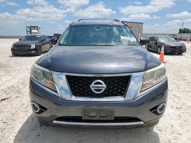 5N1AR2MNXEC693768 - 2014 NISSAN PATHFINDER S GRAY photo 5
