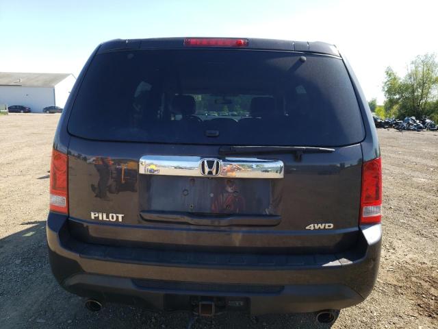 5FNYF4H49DB024904 - 2013 HONDA PILOT EX BROWN photo 6