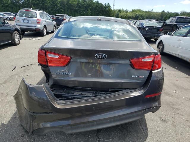 5XXGN4A79FG377257 - 2015 KIA OPTIMA EX GRAY photo 6