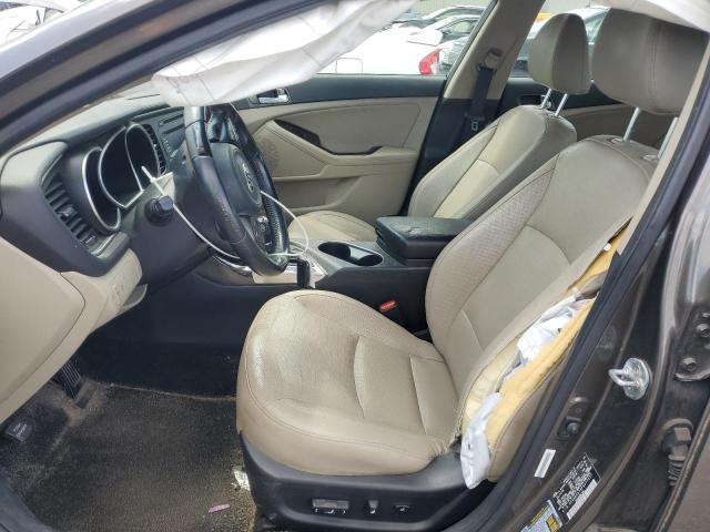 5XXGN4A79FG377257 - 2015 KIA OPTIMA EX GRAY photo 7