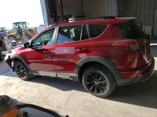 2T3RFREV2JW813707 - 2018 TOYOTA RAV4 ADVENTURE RED photo 2