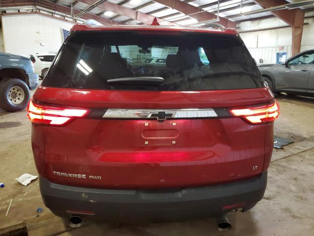 1GNEVGKW4PJ329233 - 2023 CHEVROLET TRAVERSE LT RED photo 6