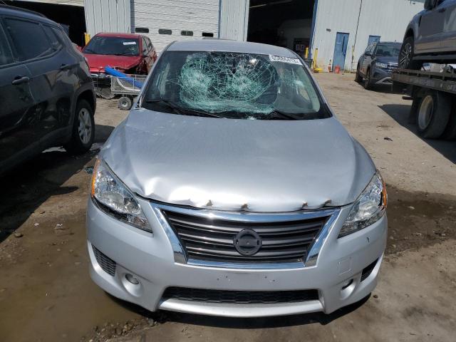 3N1AB7AP9DL613572 - 2013 NISSAN SENTRA S SILVER photo 5