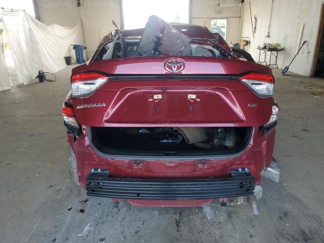 5YFB4MDE8PP071165 - 2023 TOYOTA COROLLA LE წითელი ფოტო 6