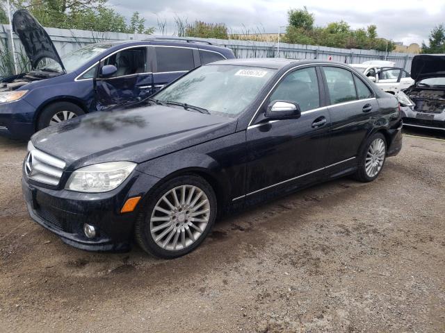 WDDGF85X49F357179 - 2009 MERCEDES-BENZ C 230 4MATIC BLACK photo 1