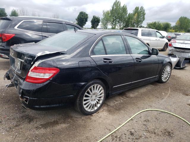 WDDGF85X49F357179 - 2009 MERCEDES-BENZ C 230 4MATIC BLACK photo 3