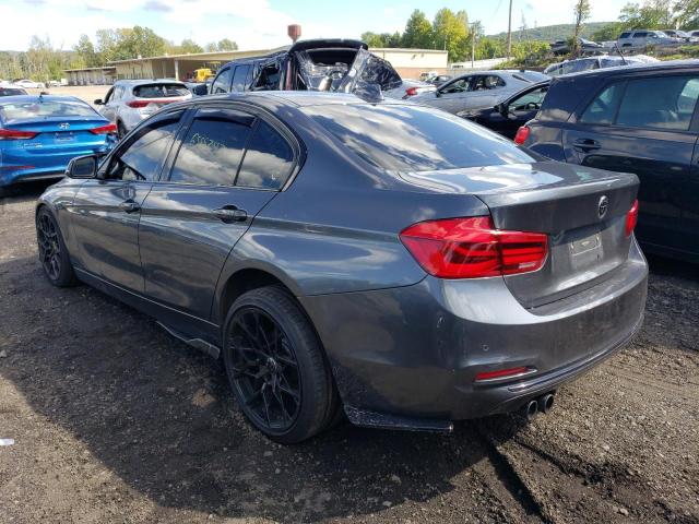 WBA8D9C55JEB35126 - 2018 BMW 330 XI GRAY photo 2