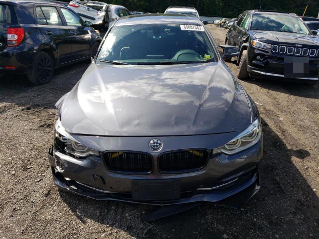 WBA8D9C55JEB35126 - 2018 BMW 330 XI GRAY photo 5