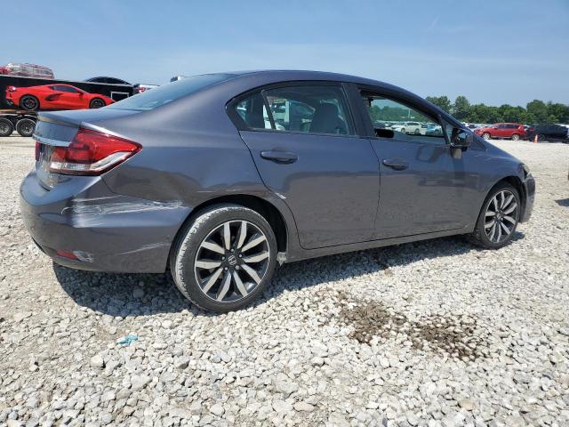19XFB2F94FE239783 - 2015 HONDA CIVIC EXL GRAY photo 3