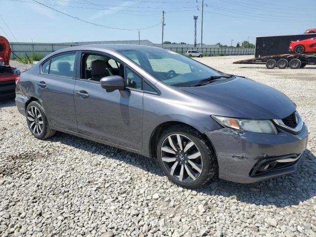 19XFB2F94FE239783 - 2015 HONDA CIVIC EXL GRAY photo 4