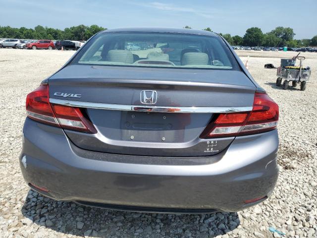 19XFB2F94FE239783 - 2015 HONDA CIVIC EXL GRAY photo 6