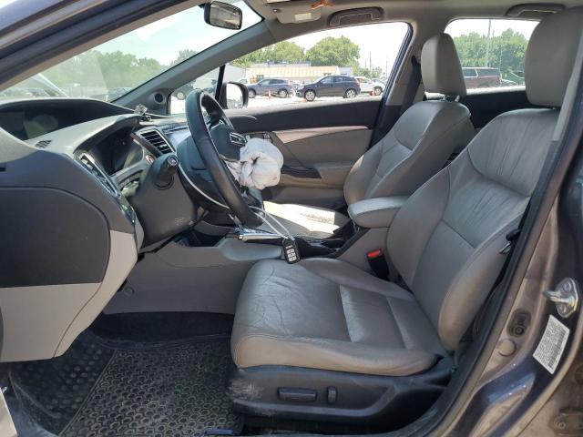 19XFB2F94FE239783 - 2015 HONDA CIVIC EXL GRAY photo 7