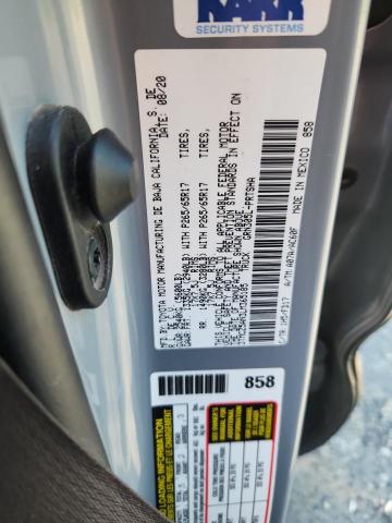 3TMCZ5AN3LM365185 - 2020 TOYOTA TACOMA DOUBLE CAB 灰色 照片 12