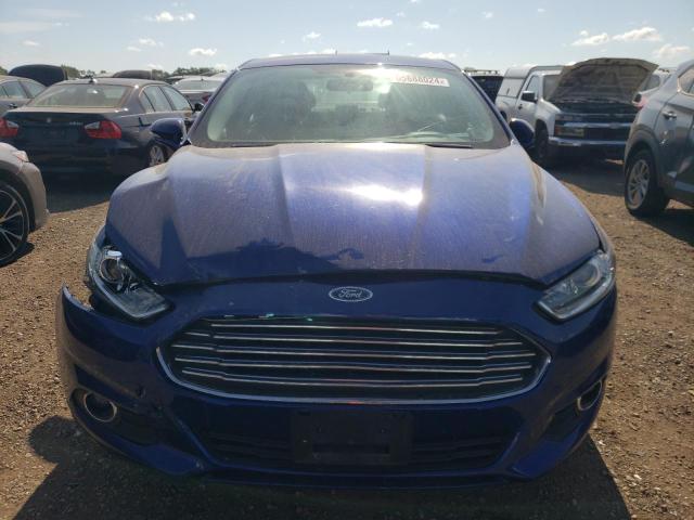 3FA6P0H78GR266857 - 2016 FORD FUSION SE BLUE photo 5