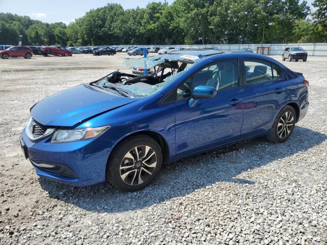 19XFB2F83EE220440 - 2014 HONDA CIVIC EX BLUE photo 1