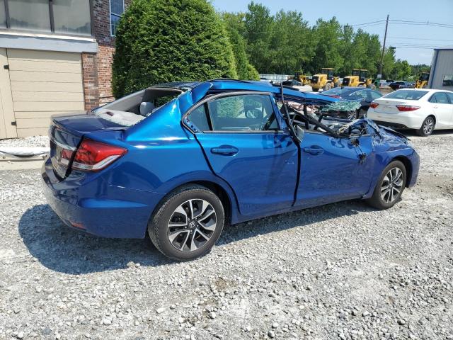 19XFB2F83EE220440 - 2014 HONDA CIVIC EX BLUE photo 3