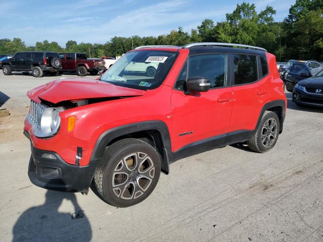 ZACCJBDT2FPC26005 - 2015 JEEP RENEGADE LIMITED RED photo 1