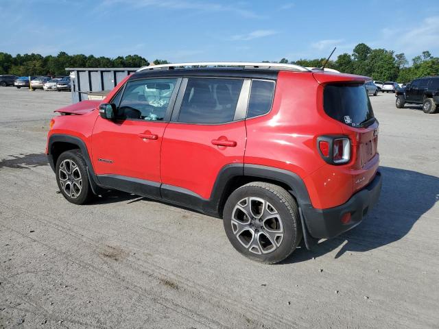 ZACCJBDT2FPC26005 - 2015 JEEP RENEGADE LIMITED RED photo 2