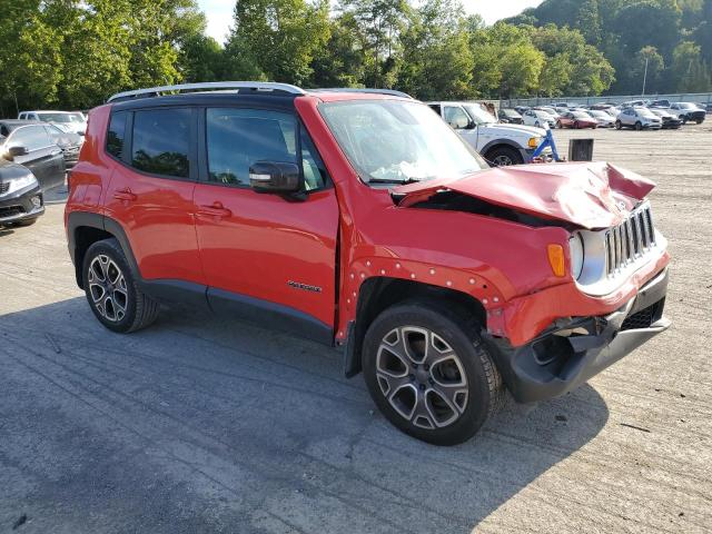 ZACCJBDT2FPC26005 - 2015 JEEP RENEGADE LIMITED RED photo 4