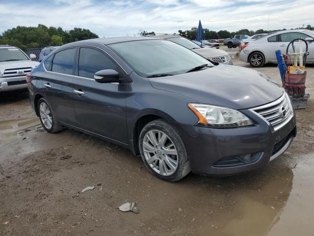 3N1AB7AP1DL661955 - 2013 NISSAN SENTRA S GRAY photo 4