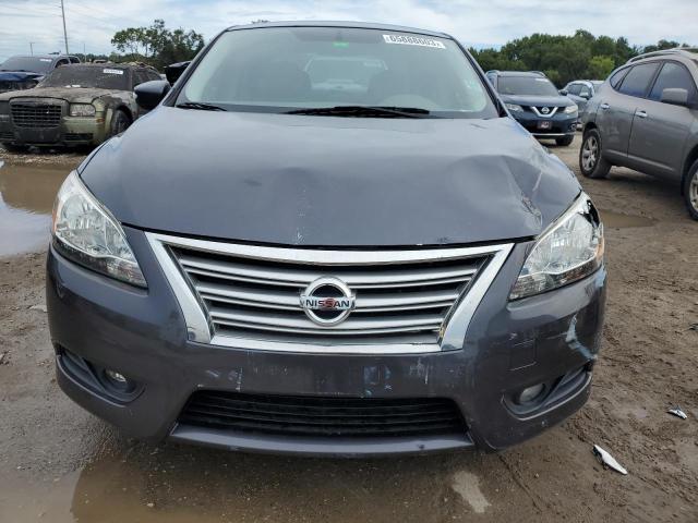 3N1AB7AP1DL661955 - 2013 NISSAN SENTRA S GRAY photo 5