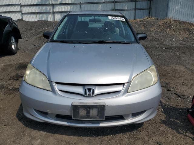 2HGES16384H643206 - 2004 HONDA CIVIC DX VP Gümüş foto 5