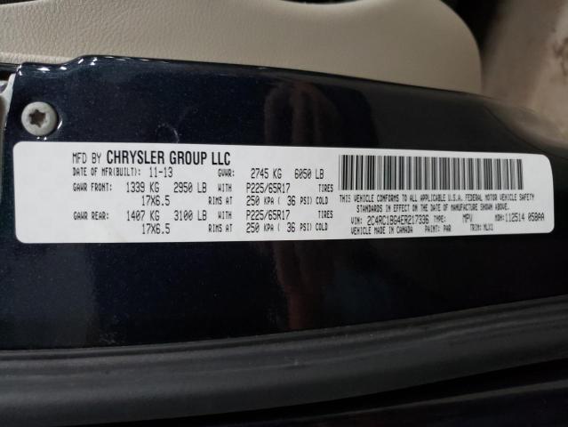 2C4RC1BG4ER217336 - 2014 CHRYSLER TOWN & COUNTRY TOURING Schwarz Foto 13