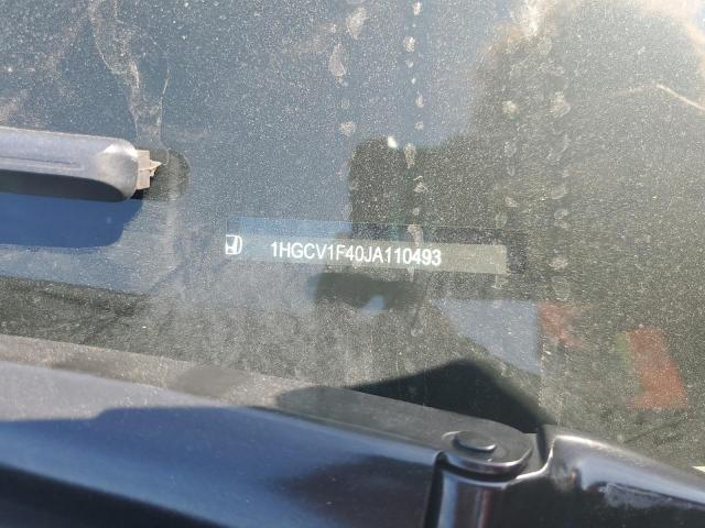 1HGCV1F40JA110493 - 2018 HONDA ACCORD EX Чорний фото 12