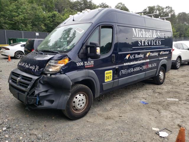 3C6TRVDG0JE128102 - 2018 RAM PROMASTER 2500 HIGH ლურჯი ფოტო 1