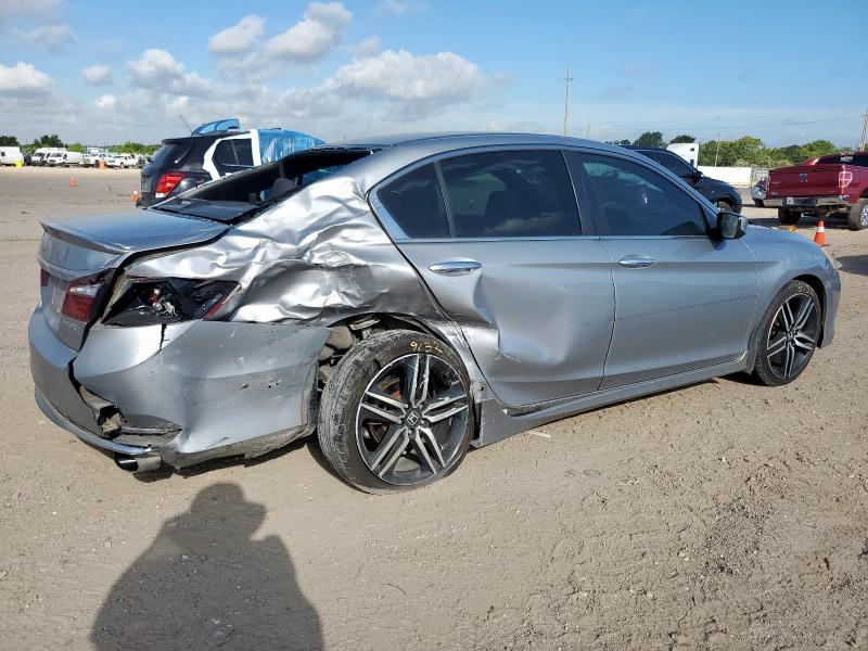 1HGCR2F51HA064928 - 2017 HONDA ACCORD SPORT 银色 照片 3