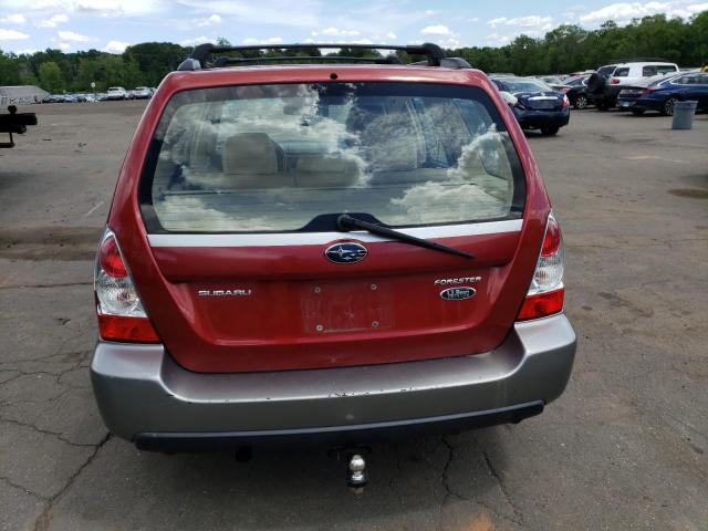 JF1SG67688H702670 - 2008 SUBARU FORESTER 2.5X LL BEAN BURGUNDY photo 6