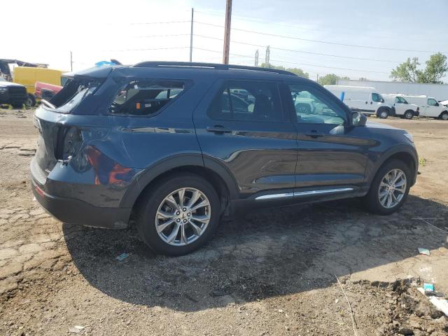 1FMSK8DHXPGC16677 - 2023 FORD EXPLORER XLT 蓝色 照片 3