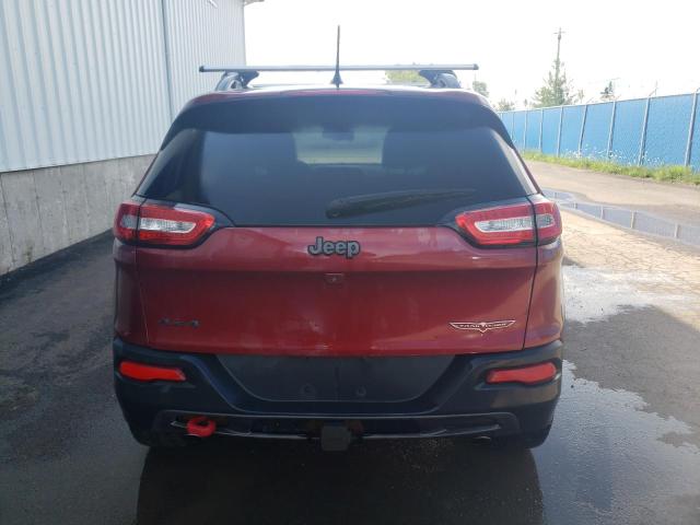 1C4PJMBS4FW680699 - 2015 JEEP CHEROKEE TRAILHAWK RED photo 6