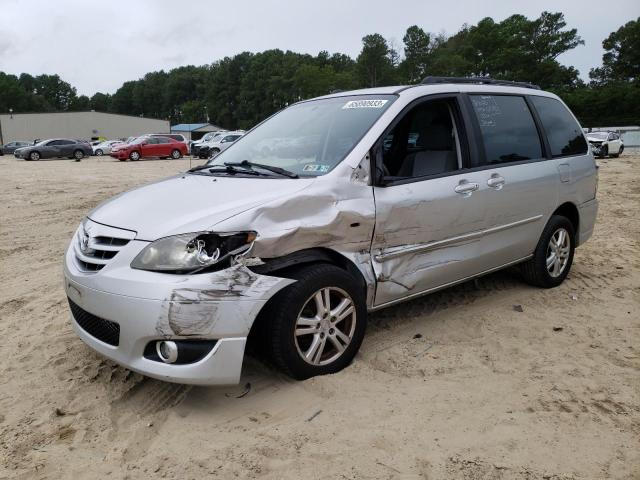 JM3LW28AX40514505 - 2004 MAZDA MPV WAGON SILVER photo 1