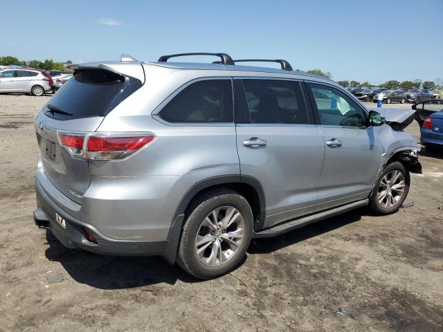 5TDJKRFH2ES012140 - 2014 TOYOTA HIGHLANDER XLE SILVER photo 3